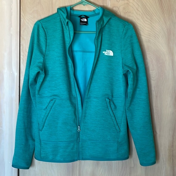 The North Face Womens Canyonlands Full-Zip Hoodie Jacket Green Turquoise Sz: S - Picture 1 of 14